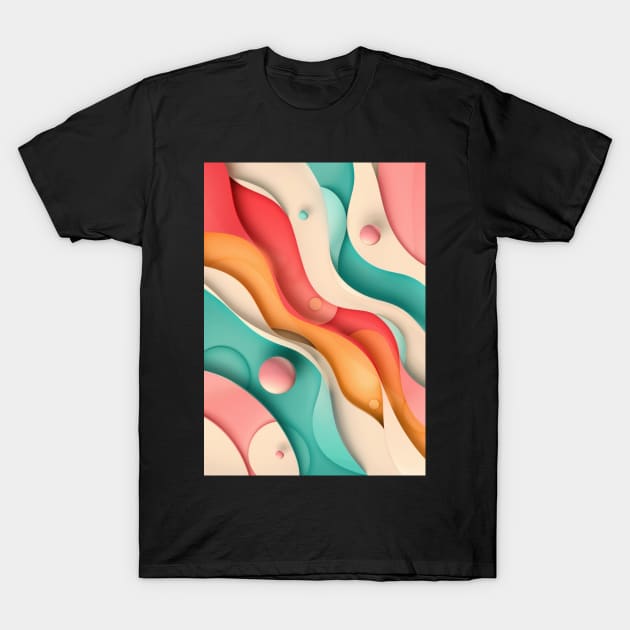 Color Swirl Harmony T-Shirt by star trek fanart and more